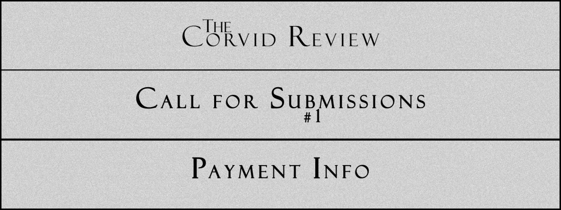 The Corvid Review - Call for Submissions (5) - Payment Info